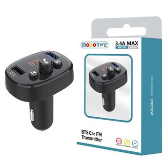 Transmissor FM para Automóvel MODORWY MB7101 - Preto - 1