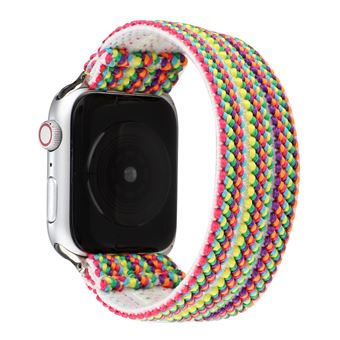 Bracelete de Nylon HSMY Extensível Trançado para Apple Watch Series 6/ SE/ 5/ 4 | 40 mm - Multicolor 21 - 1
