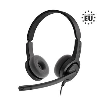 Auscultadores Axtel Voice 28 stereo 3,5 jack | Preto - 1