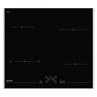 Placa de Vitrocerâmica Sharp KH-6V08FT00 | Elétrica | 59 cm | 4 Zonas | Preto - 1