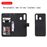 Capa PU suporte magnético destacável 2 em 1 preto para Samsung Galaxy A50/A30/A20_3