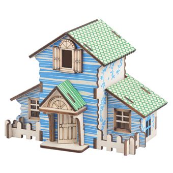 Puzzle 3D HSMY de 22 Peças XE-G048H - Cabana Da Floresta - 1