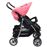Carrinho de Bebé vidaXL para Gémeos Aço Cor-de-Rosa e Preto_3