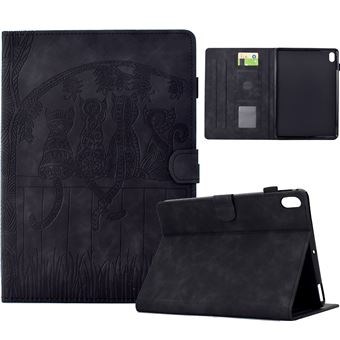 Capa ZURSANA para Xiaomi Redmi Pad 2 11 " 2025 | Flip | Estampado de Gatos | Suporte Ajustável | Preto - 1