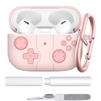 Kit limpeza e Capa estojo Retro Antiimpacto para Samsung Galaxy Buds 3 | Rosa - 1