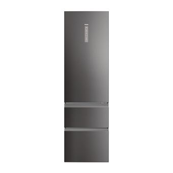 Frigorífico Combinado Haier HTW7620CNMP | 205x59,5x66,7 cm | 414 L | C | Preto - 1