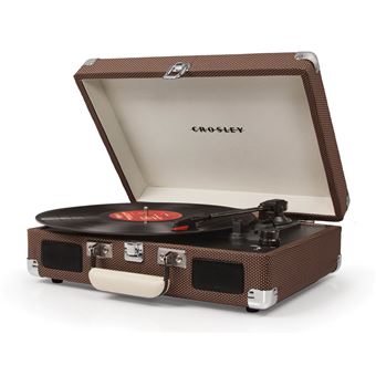 Gira-Discos Portátil Crosley Cruiser Deluxe - Tweed