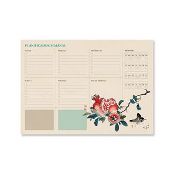 Planner Semanal Erik Editores em Espanhol | A4 | Tema Japonês - 1