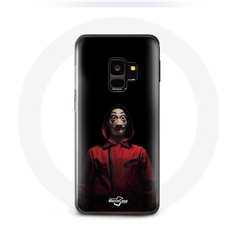 Capa Maniacase para Samsung Galaxy S9 La Casa de Papel Máscara Fundo Preto - 1