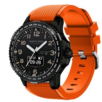 Smartwatch NORTH EDGE FLOAT com Pulseira - Laranja - 1