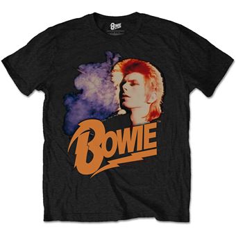 T-shirt Rock Off DAVID BOWIE | Retro Bowie | Preto | XXL - 1