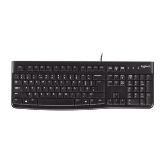 Teclado com Fios Logitech K120 | Idioma: Inglês US | Preto - 1