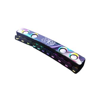 Coluna Wireless Soaiy SH39 | TF | USB | HIFI | 6h | AUX | Bluetooth5.4 | 12W | Preto - 1