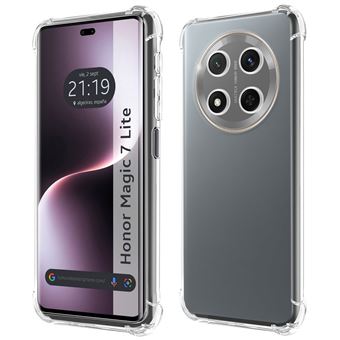 Capa TUMUNDOSMARTPHONE de silicone transparente à prova de choque para Honor Magic 7 Lite 5G - 1
