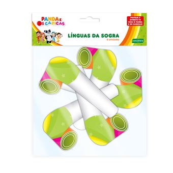 Linguas de Sogra Panda e Caricas | 8 Peças