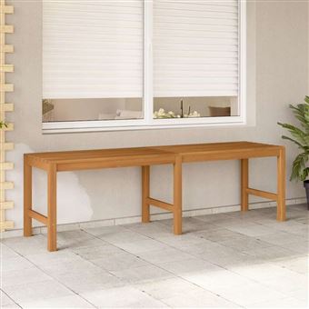 Banco de jardim vidaXL | 150 cm | Madeira de Teca Maciça - 1