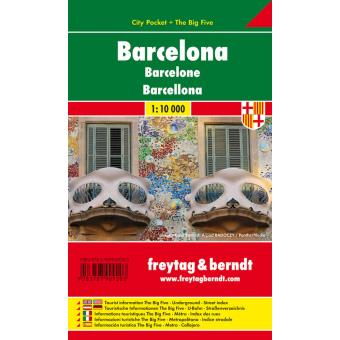 Mapa de Estrada Barcelona City Pocket 1:10.000 - 1