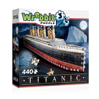 Puzzle 3D Wrebbit 3D Titanic W3D-1014 | 440 Peças - 1