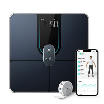 Balança de Casa de Banho Eufy Smart Scale P2 Pro | Preto - 1
