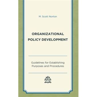 Organizational Policy Development - 1