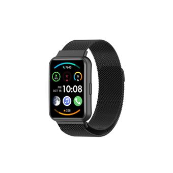 Bracelete Milanese Loop Fecho Magnético Phonecare para Huawei Watch Fit 2 Active - Preto - 1