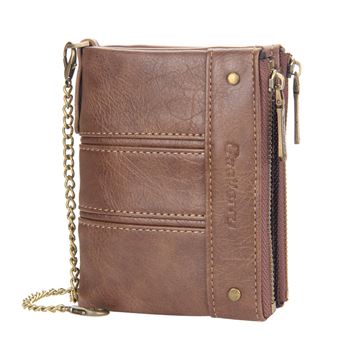 Carteira Multifuncional Masculina Lionvolant LVL791 cáqui - 1