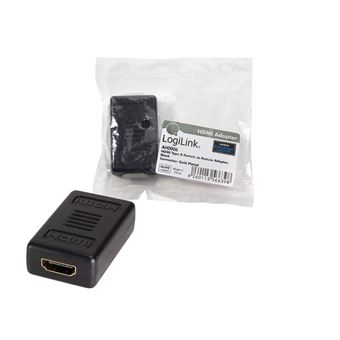 Adaptador para Cabos LogiLink HDMI Adapter | Preto - 1