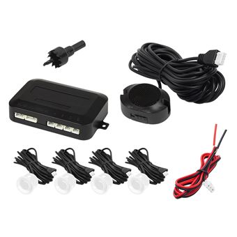 Conjunto 4 Sensores Estacionamento Sonoro Blow | 22mm | Brancos - 1
