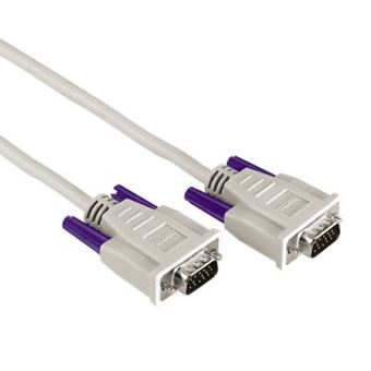 Hama 3m Monitor Cable cabo VGA VGA (D-Sub) Cinzento - 1