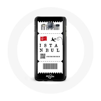 Capa Maniacase para Samsung Galaxy J7 2016 Bilhete de Avião Istambul Turquie - 1