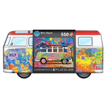 Puzzle Eurographics VW Bus Wave Hopper | 550 Peças | Caixa em Lata - 1