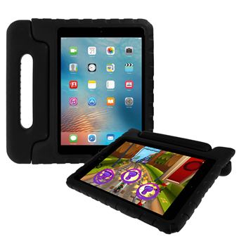 Capa Avizar para iPad 9.7 2017/iPad 5/iPad 2018 com Alças para Crianças Preto - 1