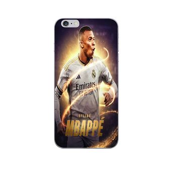 Capa Maniacase para iPhone 6 Kylian Mbappe Real Madrid Papel de parede - 1