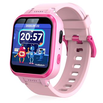 Smartwatch Infantil DAM Y90 com Câmara de Foto e Vídeo |  6 jogos |  Gravador de Voz e Reprodutor de Música - Rosa - 1