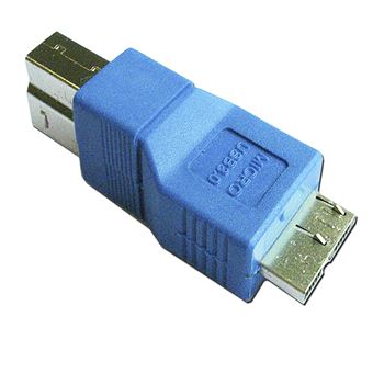 Adaptador BeMatik USB 3.0 Micro USB B Macho para Macho B - 1