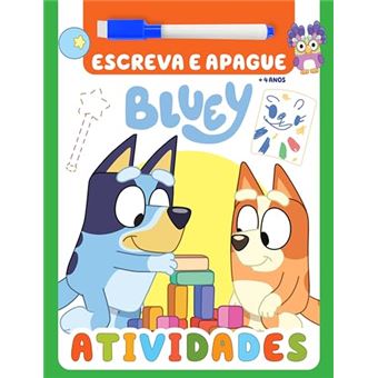 Bluey Atividades Escreva E Apague - 1