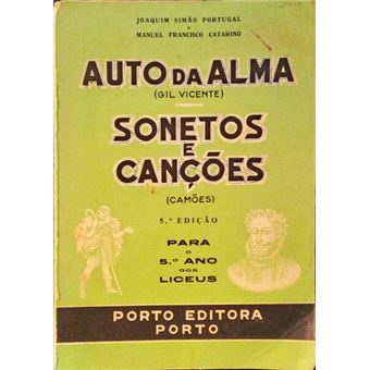 Auto da alma sonetos e canções. - 1