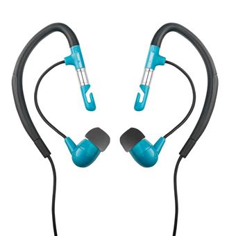 Auriculares ELBE AU-009-DEP Preto, Azul