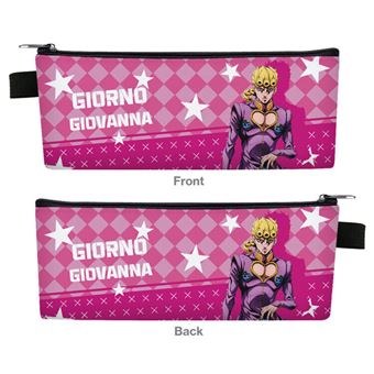 Estojo Sunny Holiday JOJO'S BIZARRE ADVENTURE Giorno Giovanna 21.5x10.5x3cm Rosa - 1
