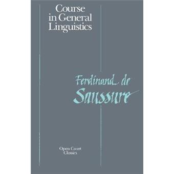 Course in General Linguistics - 1