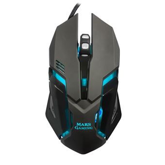Rato Gaming com Fios Mars Gaming MRM0 | 4000 DPI | Preto - 1
