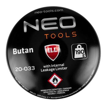 Cilindro e Botija de Gás NEO tools 20-033 - 1
