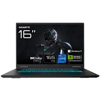 Computador Portátil GIGABYTE GAMING A16 CWHI3FR894SH | 16'' | Intel® Core i7-13620H | GeForce RTX 5070 | 16 GB | SSD 1TB - 1