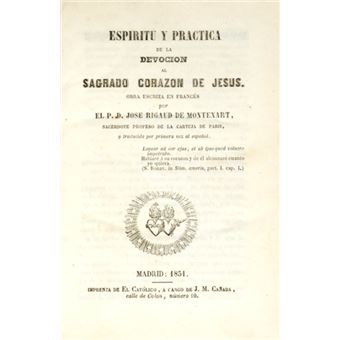 Espiritu y practica de la devocion al sagrado corazon de jesus. - 1