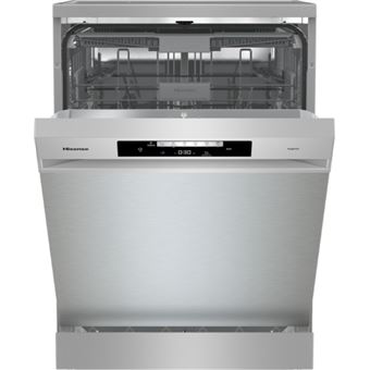 Máquina de Lavar Loiça Hisense HS643C90X | 16 talheres | 60 cm | C | Prateado - 1