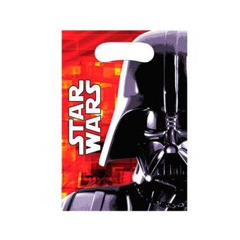 Conjunto de 6 sacos de festas e aniversários Star Wars Disney Classic