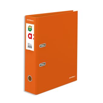 Pasta Ambar Arquivo Lisa L/L Din Laranja - 1