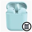 Auriculares Bluetooth KLACK InPods 12 | Compatível com iPhone Samsung Huawei, Universal | Fones + Capa KLACK True Wireless - Azul