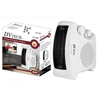 Aquecedor Ventilador Klack DVKLACK382 | 2 Temperaturas | 2000 W - Branco - 1