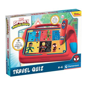 Travel Quiz Spidey And His Amazing Friends Clementoni Disney Junior 16806 - 1